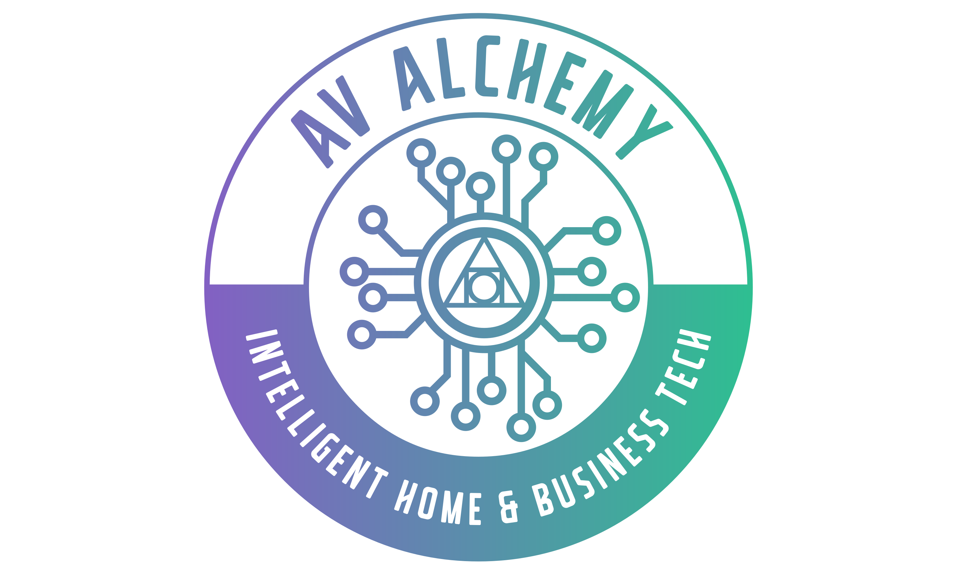 AV Alchemy — Intelligent Home & Business Tech round logo
